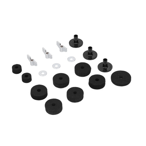 18PCS Cymbal Replacement with Base Wing Nut Washer for Drum Set Hardware Accessory
