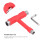 TType Strumento per skateboard Multifunzione Rosso 10,5x9,8cm 9