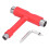 TType Strumento per skateboard Multifunzione Rosso 10,5x9,8cm 15