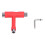 TType Strumento per skateboard Multifunzione Rosso 10,5x9,8cm 12