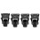 4 roulettes lourdes de 40 mm, 60 kg, noir 15