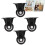 4 roulettes lourdes de 40 mm, 60 kg, noir 14
