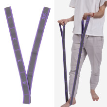MultiLoop Sangle d'étirement de yoga 110 cm violet/gris