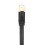 Câble CAT7 blindé noir 10 Gbps 8 conducteurs 1 m RJ45 12