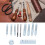 Set di punzoni e matrici per occhielli, 2,5/3 mm, basi da 6-15 mm 13