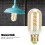 Lampadina a spirale vintage E27 da 4W 10,5x4,5x4,5 cm calda 5