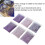 Remplissage en verre concassé : éclats irréguliers, rose/violet 13