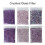Remplissage en verre concassé : éclats irréguliers, rose/violet 11