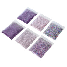 Crushed Glass Shining DIY Irregular Glass Chips Filler Glitter Craft Resin Decoration