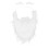 Set Barba di Babbo Natale, 3 pezzi, corda elastica, flanella 4