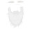Set Barba di Babbo Natale, 3 pezzi, corda elastica, flanella 2