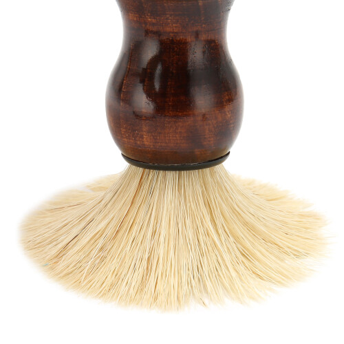 Brosse de rasage pour barbe, manche en bois, bois composite 2