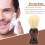 Brosse de rasage pour barbe, manche en bois, bois composite 7