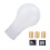 Gear Shift Knob Plastic 5 Speed Manual Chassis Handle Button Replacement for CITROEN C1 C3 C4 SeriesWhite 15