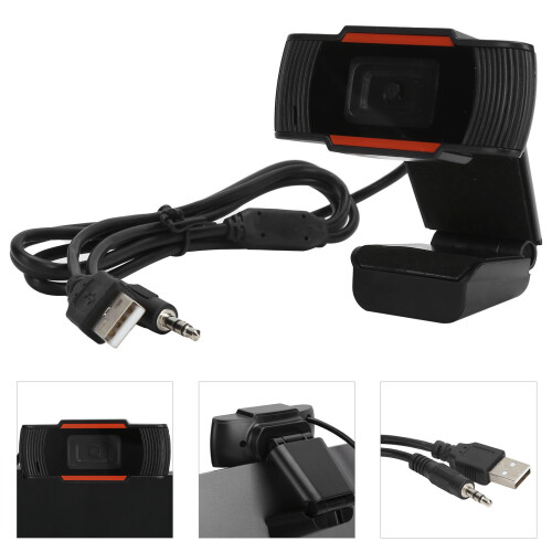 Webcam 720P 1 million de pixels USB 2.0 Mise au point manuelle
