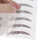 Brown-03 Autocollant pour sourcils étanche 148x210mm 7