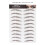 Brown-03 Autocollant pour sourcils étanche 148x210mm 5