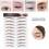 Brown-03 Autocollant pour sourcils étanche 148x210mm 13