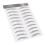 Brown-03 Autocollant pour sourcils étanche 148x210mm 1