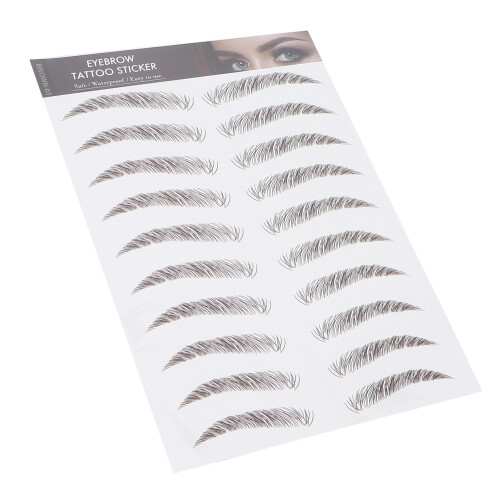 Brown-03 Autocollant pour sourcils étanche 148x210mm