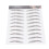 Brown-03 Autocollant pour sourcils étanche 148x210mm 9