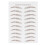 Brown-03 Autocollant pour sourcils étanche 148x210mm 12