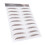 BROWN-05 Sticker pour sourcils imperméable 5,8 x 8,3 po 8