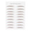 BROWN-05 Sticker pour sourcils imperméable 5,8 x 8,3 po 12