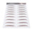 BROWN-05 Sticker pour sourcils imperméable 5,8 x 8,3 po 6