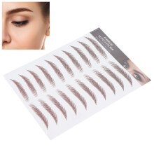 Brown-02 Autocollant pour sourcils étanche 148x210mm