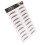 BROWN-05 Sticker pour sourcils imperméable 5,8 x 8,3 po 13