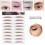 BROWN-05 Sticker pour sourcils imperméable 5,8 x 8,3 po 9