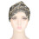 Turbans pour la tête - Noir, Taille unique, Brodé 13