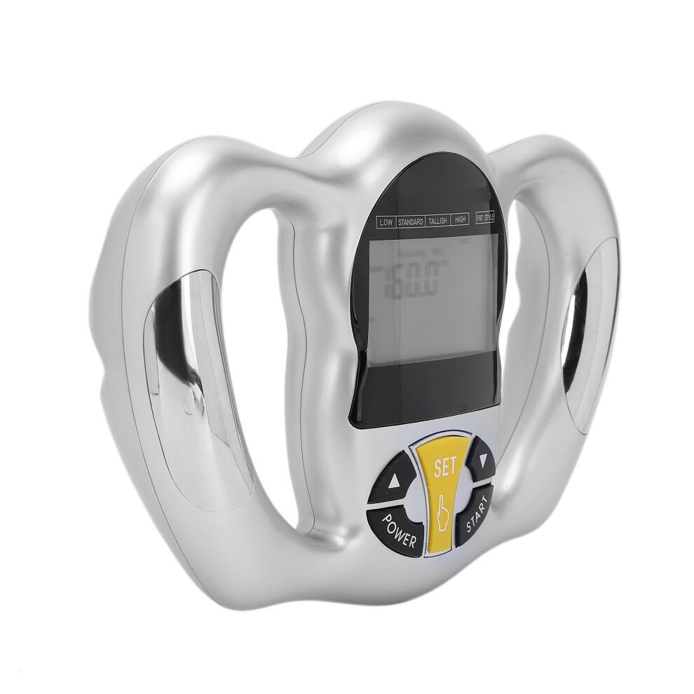Handheld Body Fat Measuring Instrument BMI Meter Fat Analyzer Monitor Measure Device