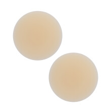 Copri-parezzoli rotondi in silicone monopezzo 7 cm bianco latte