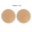 Copricape in silicone riutilizzabili, rotondi, tono pelle M=8cm 5