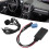 Mini ISO 8-pin microfono per auto, ABS, 150 cm, DC 12 V, Bluetooth 5.0 14