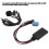 Mini ISO 8-pin microfono per auto, ABS, 150 cm, DC 12 V, Bluetooth 5.0 13