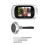 Sonnette vidéo HD-300k argentée 13x7x2 cm, 4xAAA 1