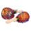 2 pièces tambourin sable marteau shaker, érable, 26 cm 13