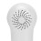 Massaggiatore per viso caldo e freddo portatile 800 mAh bianco 8