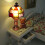 Lampe LED 1:12, 30 mAh, 4,8 cm, abat-jour multicolore 4