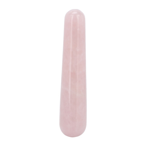 Bâton de massage en pierre de jade quartz rose Gua Sha 1