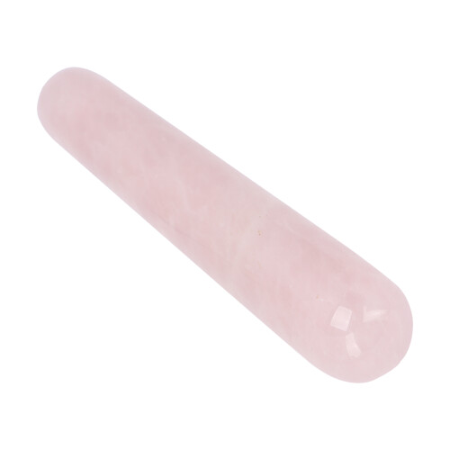 Bâton de massage en pierre de jade quartz rose Gua Sha