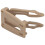 10 pièces Clips à boucle MOLLE multifonctions couleur tan 8-12mm 1