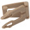 10 pièces Clips à boucle MOLLE multifonctions couleur tan 8-12mm 15