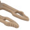 10 pièces Clips à boucle MOLLE multifonctions couleur tan 8-12mm 6