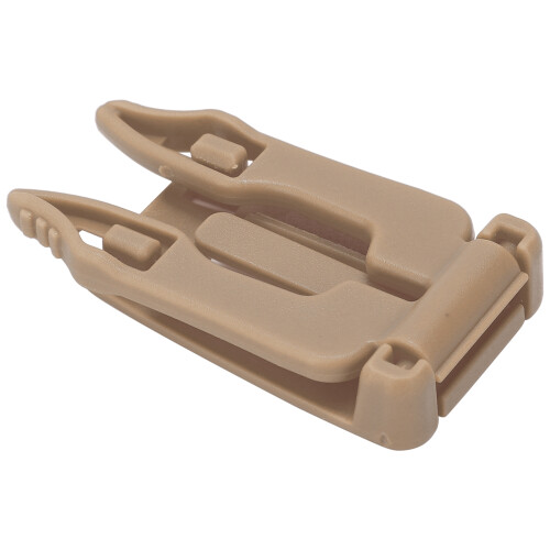 10 pièces Clips à boucle MOLLE multifonctions couleur tan 8-12mm 2