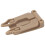10 pièces Clips à boucle MOLLE multifonctions couleur tan 8-12mm 11