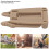 10 pièces Clips à boucle MOLLE multifonctions couleur tan 8-12mm 10
